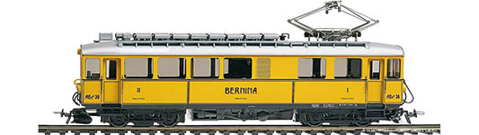 074-1368160 - H0m - Nostalgietriebwagen ABe 4/4 30, gelb, RhB, Ep. V - DC - Digital